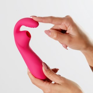Stymulator Łechtaczki Cyrano Ssąco-Wibracyjny 10 Trybów Wibracji 7 Trybów Ssania Wodoodporny USB Crushious