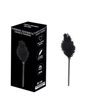 Piórko do łaskotania czarne Luxury feather black POWER ESCORTS