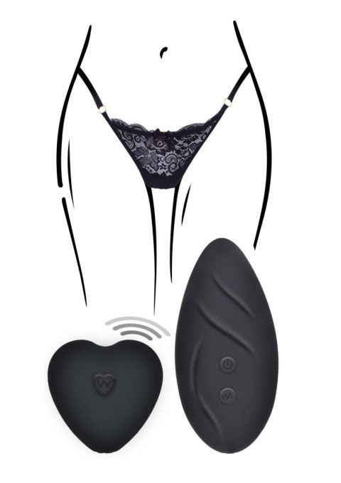 Wibrujące Koronkowe Majtki Z Pilotem Divine Panty Pleaser - TOYJOY Designer Edition
