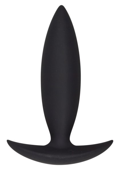 Silikonowy Korek Analny Czarny 10 cm -Toyjoy