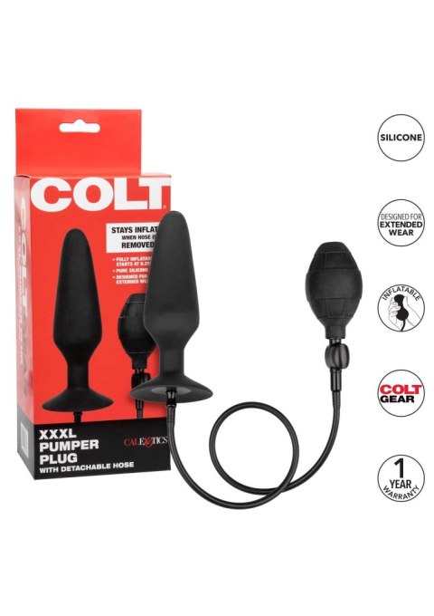 Korek analny pompowany czarny COLT XXXL Pumper Plug