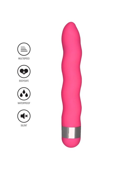 Wibrator Kompaktowy Falowany Wodoodporny Różowy – Funky Wave Vibrette Pink