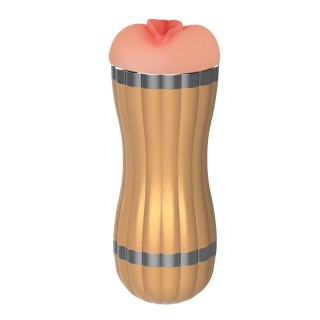 Masturbator Bevis - 36 funkcji USB złoty