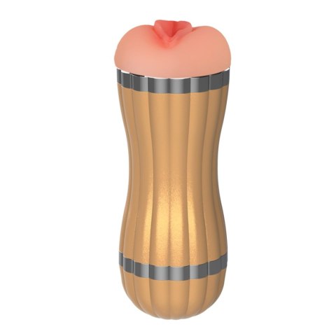 Masturbator Bevis - 36 funkcji USB złoty