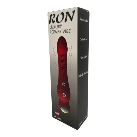 Wibrator Klasyczny Akumulatorowy Silikonowy - Power Escorts Ron