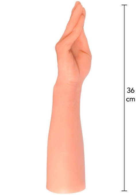 Dildo silikonowe cieliste dłoń 36cm The Hand Light skin tone SCALA