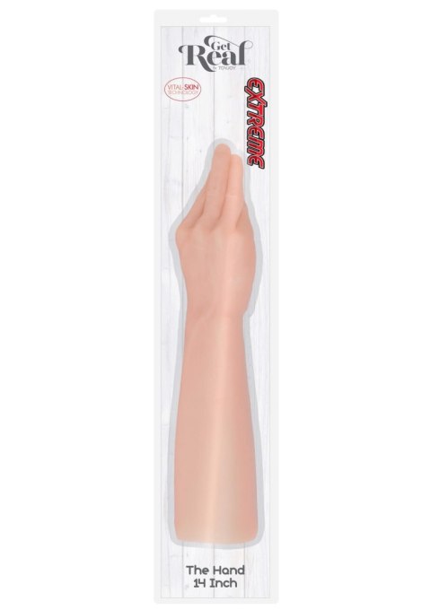 Dildo silikonowe cieliste dłoń 36cm The Hand Light skin tone SCALA