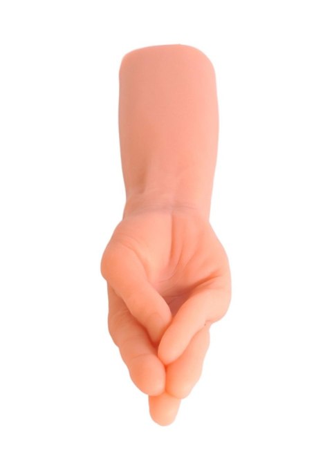Dildo silikonowe cieliste dłoń 36cm The Hand Light skin tone SCALA