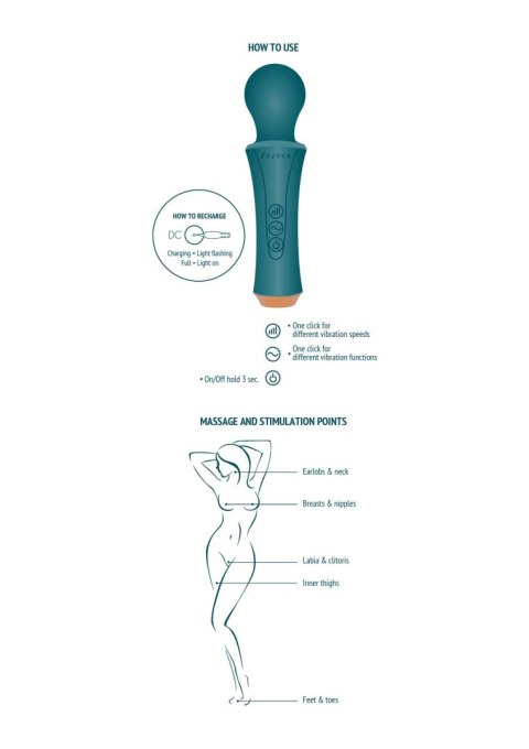 Masażer Różdżka The Orchid Wand Vibrator