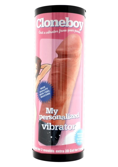 Zestaw do odciskania penisa z wibratorem cielisty Cloneboy DIY ORION