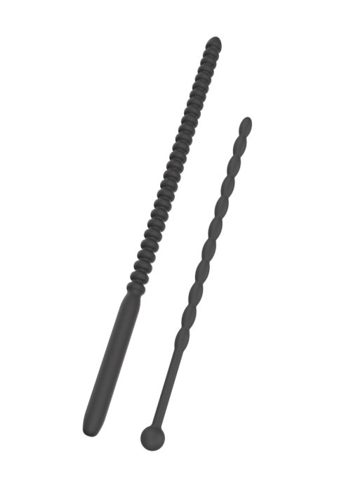 Zestaw dilatorów do cewki moczowej czarne Ribbed Penis Dilator Extreme Penis Gear 2szt.