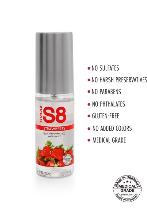 Lubrykant smakowy truskawka S8 Flavored Lube 50ml