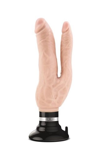 Wibrator realistyczny podwójny cielisty DR. SKIN COCK VIBES DOUBLE VIBE TONGA