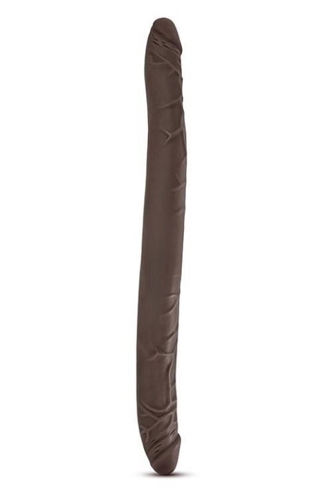 Dildo podwojne brązowe 40.6cm DR. SKIN DOUBLE DILDO CHOCOLATE TONGA