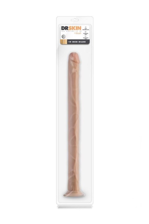 Dildo podwójne cieliste 48.2cm DR. SKIN DILDO BEIGE TONGA