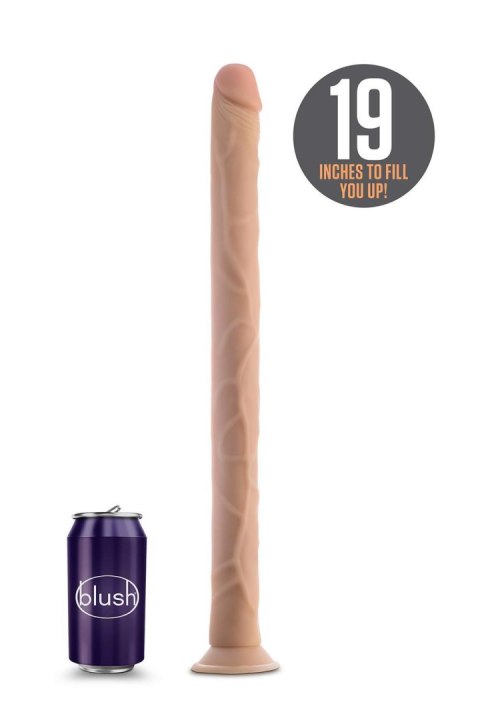 Dildo podwójne cieliste 48.2cm DR. SKIN DILDO BEIGE TONGA