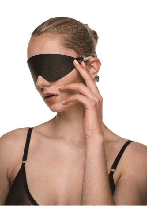 Maska na oczy czarna GUILTY PLEASURE BOUDOIR PEARL BINDFOLD
