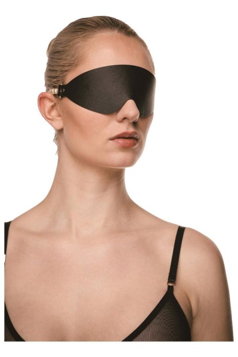 Maska na oczy czarna GUILTY PLEASURE BOUDOIR PEARL BINDFOLD