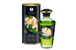 Organiczny Jadalny Olejek Rozgrzewający Do Miejsc Intymnych O Smaku Zielonej Herbaty Aphrodisiac Warming Oil Exotic Green Tea 10 Shunga