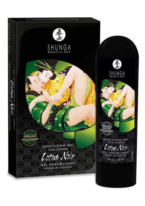 Organiczny Żel Stymulujący Dla Par Lotus Noir Sensitizing Gel For Lovers 60Ml Shunga Shunga