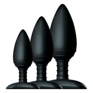 Zestaw 3 Korków Analnych Butt Plug Trio 3 Solid Silicone Butt Plugs S M L Nexus Nexus