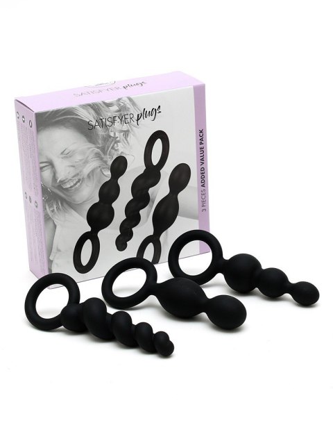 Zestaw Korków Analnych Booty Call Black Satisfyer Satisfyer