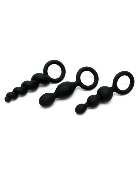 Zestaw Korków Analnych Booty Call Black Satisfyer Satisfyer