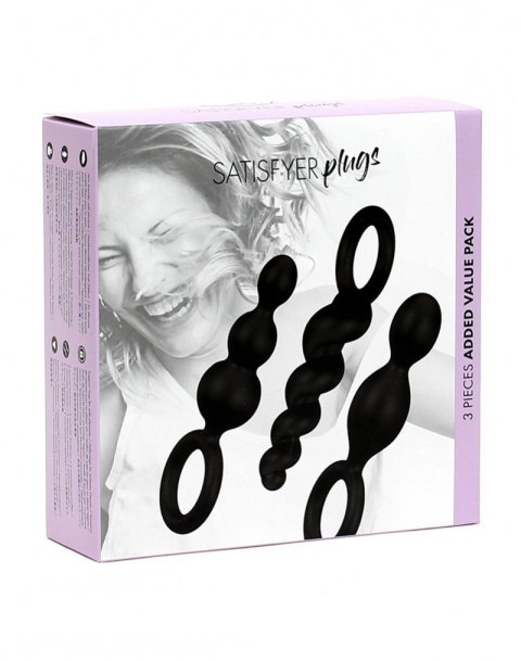 Zestaw Korków Analnych Booty Call Black Satisfyer Satisfyer
