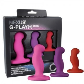 Zestaw Trzech Wibrujących Masażerów G-Play Trio+ Nexus Nexus