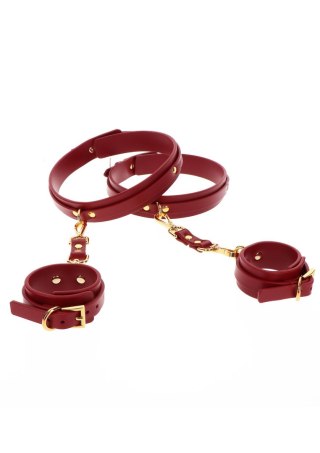 Kajdanki Na Ręce I Uda Wrist To Thigh Cuff Set Taboom Taboom