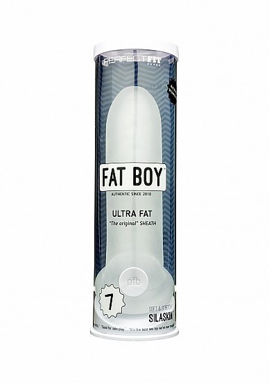 Nakładka Na Penisa Fat Boy Original Ultra Fat Clear Perfect Fit 7" Perfect Fit
