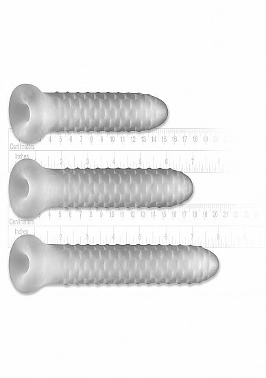 Przedłużka Na Penisa Pf Fat Boy Checker Box Sheath Clear Perfect Fit 6,5" Perfect Fit