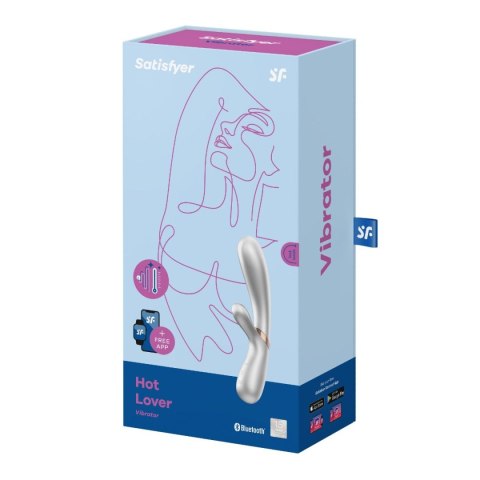 Wibrator Króliczek Hot Lover Silver/Champagne-Satisfyer