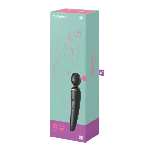 Wibrator Różdżka Wand-Er Woman Black-Satisfyer