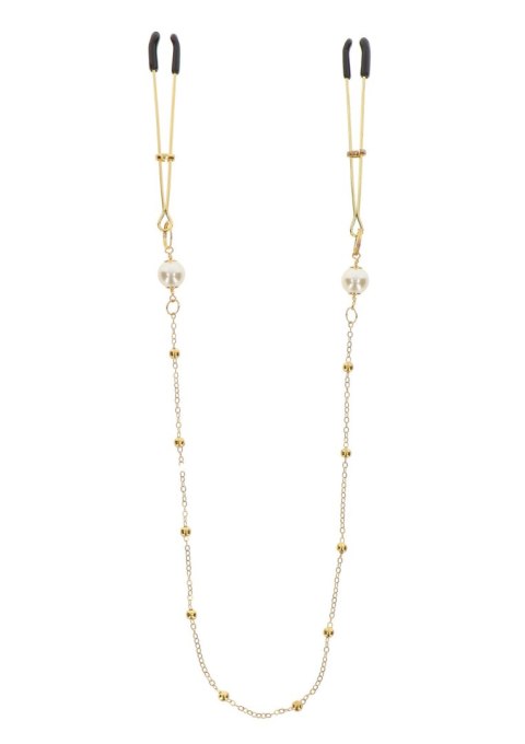 Zaciski Na Sutki Tweezers Pearl & Deluxe Chain Taboom Taboom
