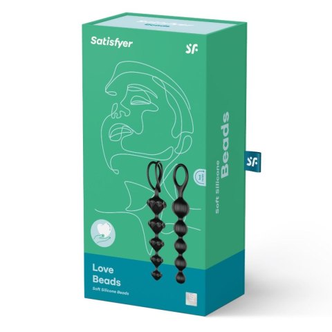 Zestaw Koralików Analnych Love Beads Black Satisfyer Satisfyer