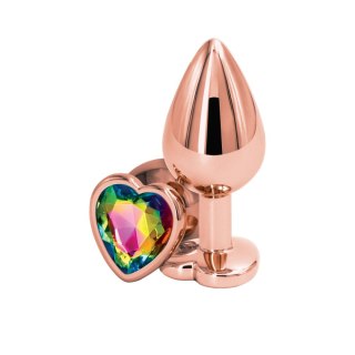 Korek Analny Rear Assets Heart M Rose Gold NS Novelties NS Novelties