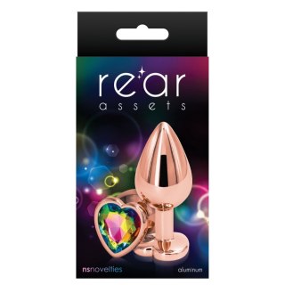 Korek Analny Rear Assets Heart M Rose Gold NS Novelties NS Novelties