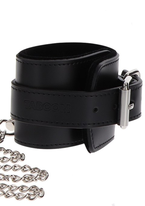 Obróżka Z Kajdankami Heavy Collar And Wrist Cuffs Black Taboom Taboom