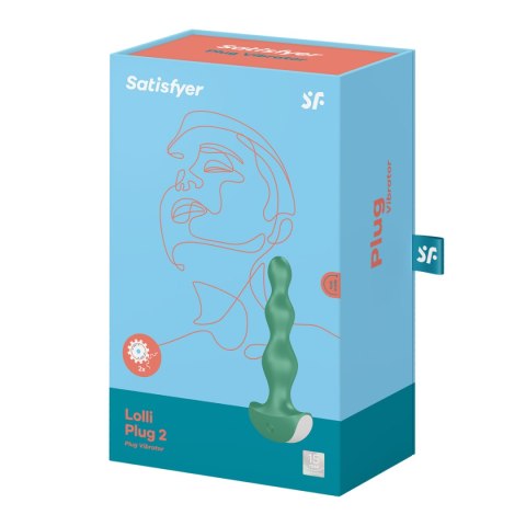 Koraliki Analne Lolli Plug 2 Green Satisfyer