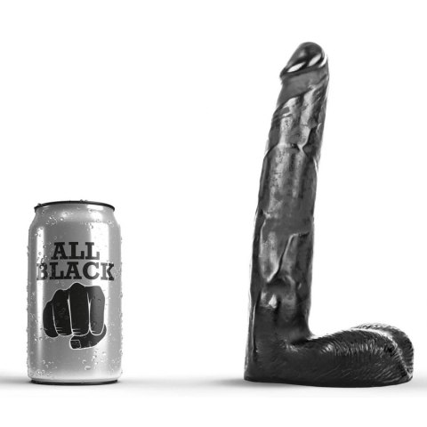 Dildo czarne Louis 17x3.5cm All Black