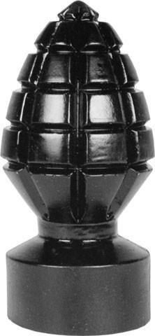 Korek analny AB33 Grenade 11 x 6.5cm All Black All Black