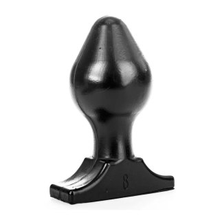 Korek analny czarny Kevin Butt Plug 16x8cm All Black