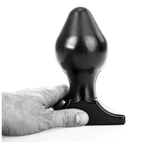 Korek analny czarny Kevin Butt Plug 16x8cm All Black