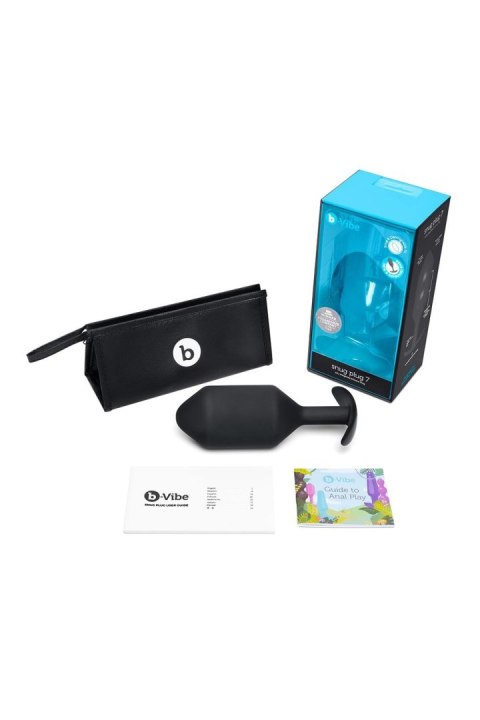 Korek analny Snug Plug 7 Black b-Vibe B-Vibe