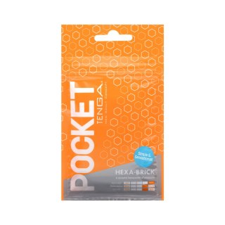 Masturbator Pocket Stroker Hexa-Brick Tenga Tenga