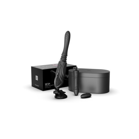 Maszyna automatyczna Sesh Compact Sex Machine Obsidian Black Zalo