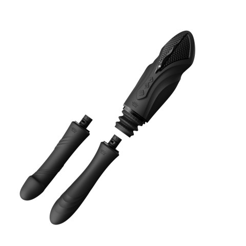 Maszyna automatyczna Sesh Compact Sex Machine Obsidian Black Zalo