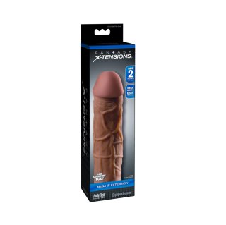 Nakładka Na Penisa Fantasy X-Tensions Mega 2" Extension Brown Pipedream Pipedream