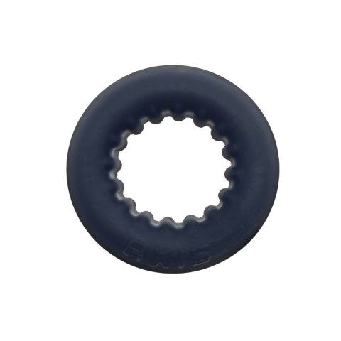 Pierścień erekcyjny Axis Rib Griphold Cockring Ice Black Oxballs Oxballs